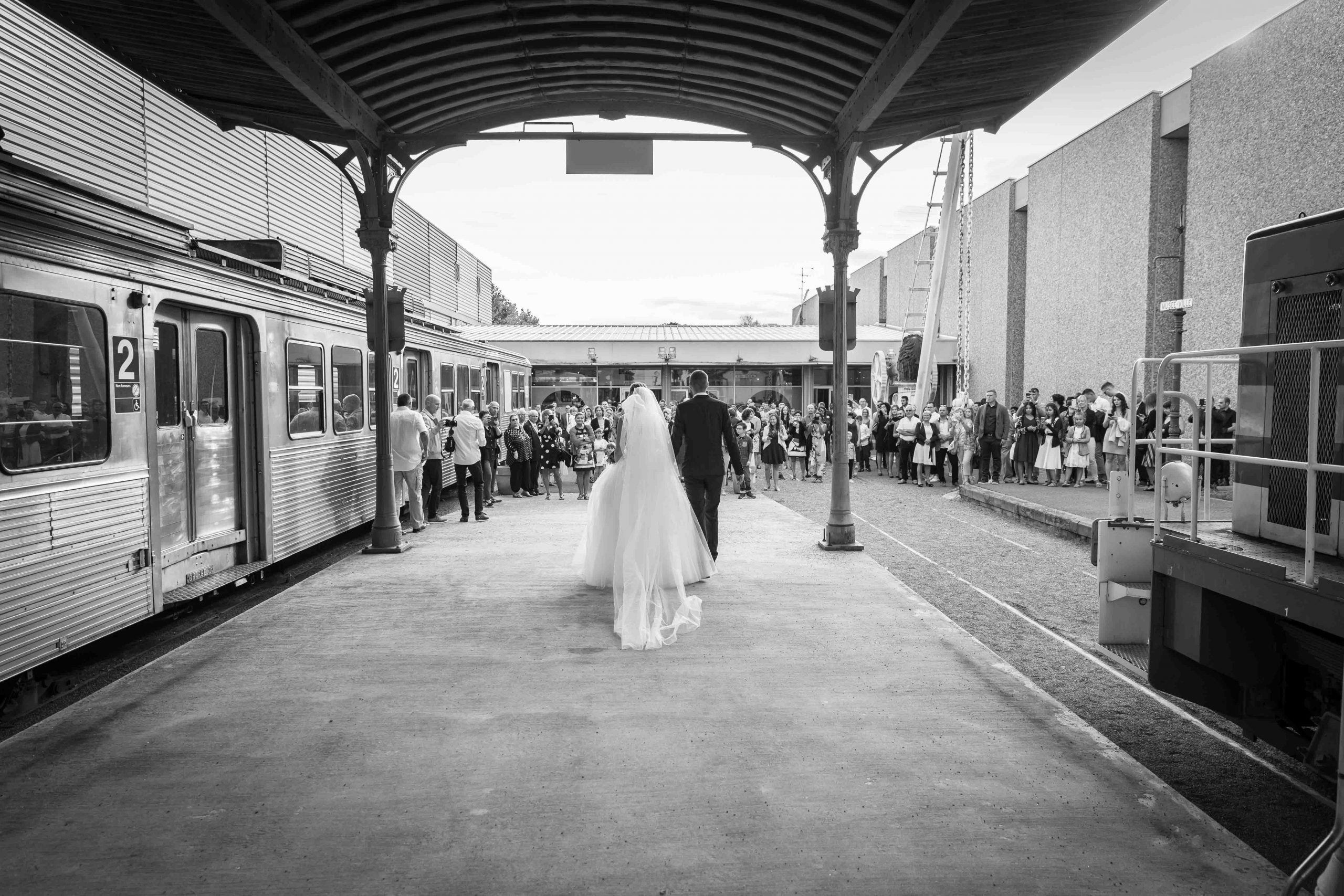 cérémonie de mariage à la Cité du Train de Mulhouse